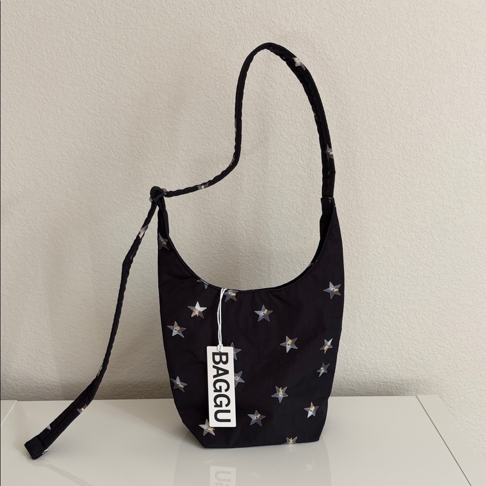 NWT Baggu Small Nylon Sling Stars